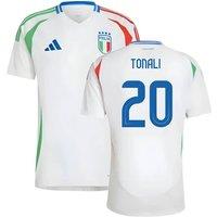 Italy Men's Mens 2024 - 2025 Away Shirt - Tonali 20 in White | Size: XL