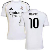 Real Madrid Men's Mens 2025 - 2026 Home Shirt - Mbappe 10 in White | Size: Small