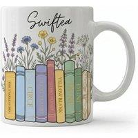 Dyzi Swiftea Book Themed Quote Ceramic Coffee Mug White