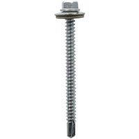 JCP CONSTRUCTION PRODUCTS Metalfix Self-Drilling Screws 5.5 x 38mm - Box of 550 in Silver