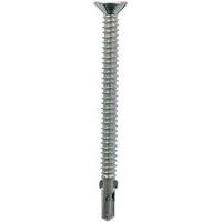 JCP CONSTRUCTION PRODUCTS Woodfix Self-Drilling Screws 5.5 x 40mm - Box of 500 in Silver