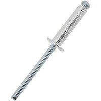 JRP Riveting Products 4.8 x 10mm Dome Head Rivets - Box Of 500 in Silver