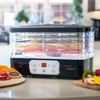 Cooks Professional 5 Tier Food Dehydrator - Fruit Meat Veg Snack Food Preserver in Black