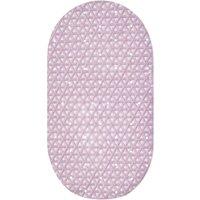 Showerdrape Medina Anti Slip PVC Bath Mat 69cm x 36cm in Pink | Size: 69 cm x 36 cm