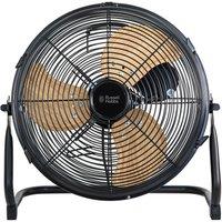 Russell Hobbs 12" High Velocity Floor Fan 3 Speed Settings RHGF1221 in Black