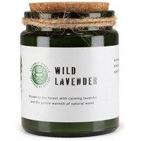 Serenityy Woodwick Soy Candle - Wild Lavender in Dark Green | Size: 0.5m x 1m