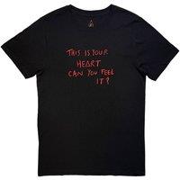Rock Off officially Licensed Products Bastille This Is Your Heart T-Shirt in Black | Size: Large