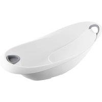 simpa Newborn Oval Baby Bath Tub with Detachable Anti Slip Support in White
