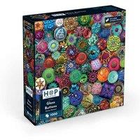 The House Of Puzzles Glass Buttons - 1000 Piece Jigsaw Puzzle | Size: 1000 Pieces