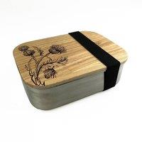 Selbrae House Thistle Trio Lunch Box in Light Oak