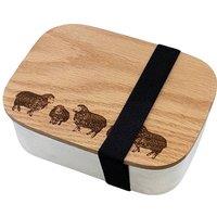 Selbrae House Sheep Lunch Box in Light Oak