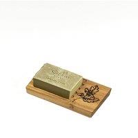 Selbrae House Autumn Acorns Oak Soap Dish & Soap Set in Light Oak