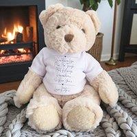 Aye Do Gifts Sometimes Life Can Be Tough Teddy Bear in Beige