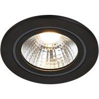 Nordlux Alec Down Light Black Plastic Hallway LED IP44 3000k Mains
