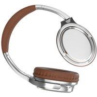 Obasyhig Retro over-ear metal Bluetooth headphones in Brown