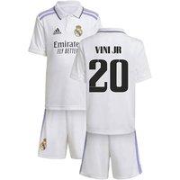 Real Madrid 2022 - 2023 Home Mini Kit (Infant) - Vini Jr 20 in White | Size: 3-4 Years