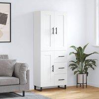 Berkfield Home Highboard White 69.5x34x180 cm Engineered Wood
