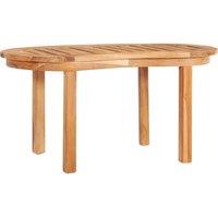 Berkfield Home Coffee Table 90x50x45 cm Solid Teak Wood in Brown | Size: 90 x 50 x 45 cm
