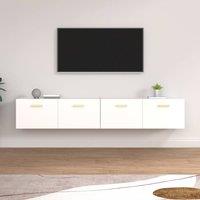 Berkfield Home Wall Cabinets 2 pcs White 100x36.5x35 cm Engineered Wood