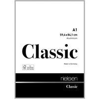 nielsen Classic A1 Picture Frame (59.4x84.1cm) - Aluminium with Glass Front in Silver | Size: 59.4x84.1 cm