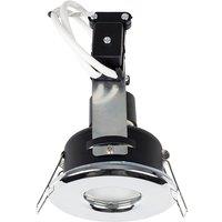 ValueLights Downlight IP65 Ceiling Light Fitting 6 Pack in Metallic Silver