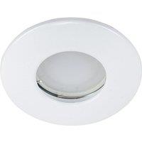 ValueLights Downlight Fire Rated IP65 Ceiling Light Fitting 6 Pack With Cool White Bulbs