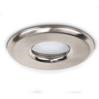 ValueLights Downlight IP65 Ceiling Light Fitting 6 Pack With Cool White Bulb in Silver
