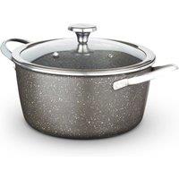 Tower Cerastone Pro Casserole Dish, Non-Stick Oven Safe Forged Aluminium in Metallics