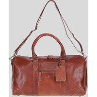 Ashwood Leather Vintage Real Leather Weekend Duffel Bag in Tan