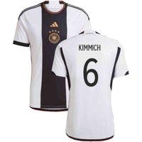 Germany Junior 2022 - 2023 Home Shirt - Kimmich 6 in White | Size: 15-16 Years