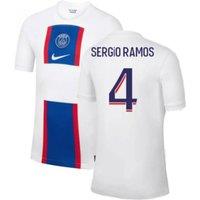 PSG 2022 - 2023 Third Shirt - Sergio Ramos 4 in White | Size: Medium