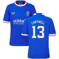 Rangers FC 2022 - 2023 Home Shirt - Cantwell 13 in Blue | Size: Medium