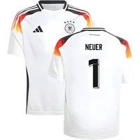 Germany 2024/25 Home Shirt - Manuel Neuer in White | Size: 15-16 Years
