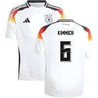 Germany Junior 2024 - 2025 Home Shirt - Kimmich 6 in White | Size: 15-16 Years