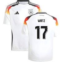 Germany Junior 2024 - 2025 Home Shirt - Wirtz 17 in White | Size: 15-16 Years