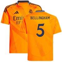 Real Madrid 2024/25 Away Shirt - Jude Bellingham in Orange | Size: Large