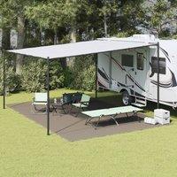 Berkfield Home Tent Cover Sheet Light grey Polyester 400 x 600 cm Portable