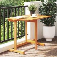 Berkfield Home Folding Balcony Table 90x60x72 cm Solid Wood Acacia in Brown | Size: 90 x 60 x 72 cm