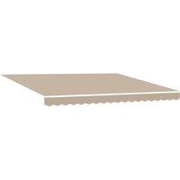 Berkfield Home Awning Replacement Fabric for 4x3 m Frame Beige