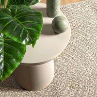 Berkfield Home Rug ZIZUR Cream 160x230 cm Jute Look Indoor & Outdoor | Size: Medium
