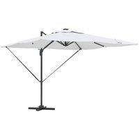Berkfield Home Roma Cantilever Parasol with Solar LEDs - Sand - 286 x 285 x 270