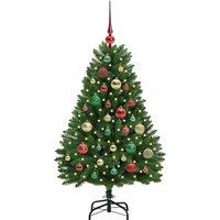 Berkfield Home Elegant Artificial Christmas Tree with Stand Green 120 cm PVC and