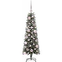 Berkfield Home Elegant Artificial Christmas Tree with Stand Green 40.5 x 40.5 x
