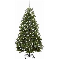 Berkfield Home Elegant Artificial Christmas Tree with Stand Green 210 cm PVC and