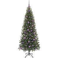 Berkfield Home Elegant Artificial Christmas Tree with 300 LEDs Green 180 cm PE a