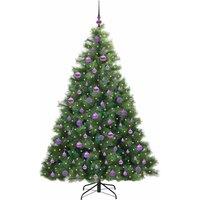 Berkfield Home Realistic Artificial Christmas Tree with 300 LEDs Green 180 cm PE