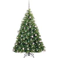 Berkfield Home Realistic Artificial Christmas Tree with 300 LEDs Green 180 cm PE