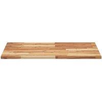 Berkfield Home Versatile Bathroom Vanity Top Oil Finished 100x60x2 cm Solid Wood in Brown | Size: 100 x 60 x 2 cm