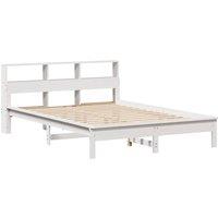 Berkfield Home Decorative Bed Frame without Mattress White 150x200 cm King Size