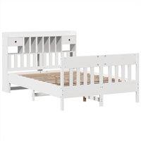 Berkfield Home Decorative Bed Frame without Mattress White 150x200 cm King Size